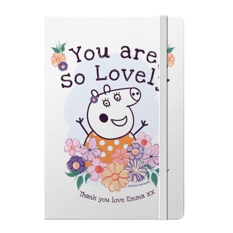 Personalised Peppa Pig Mummy Pig Floral Notebook £14.99